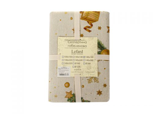 Скатерть "Рождественская история"/Baloo Lurex, 140х180см