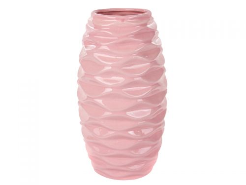 Ваза для цветов персиковая 30см