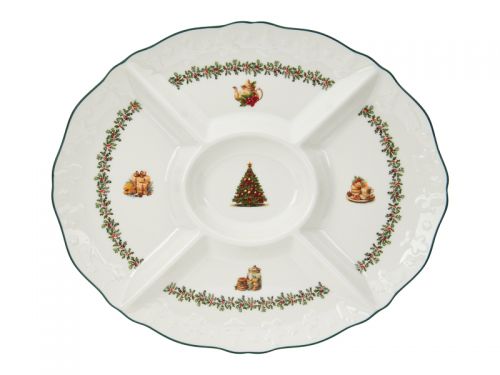 Блюдо для закусок "Santa's Gift" 32см