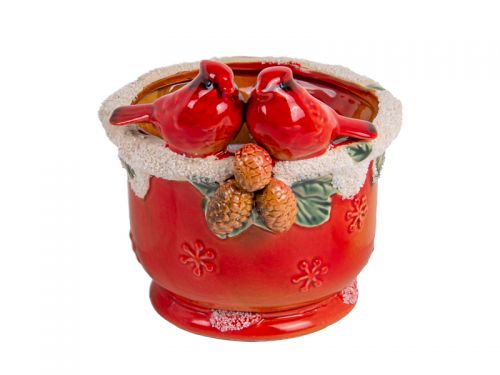 Кашпо Рождественское 13 см