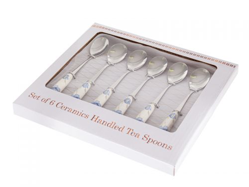 Набор чайных ложек "Лаура блю" 6шт 15см