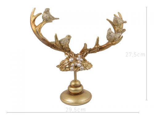 Фигурка декоративная "Рога оленьи" 29,5х11,5х27,5 см