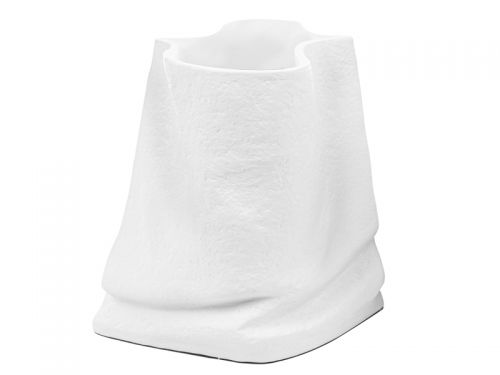 Ваза из полистоун 36x27,5x36см белая