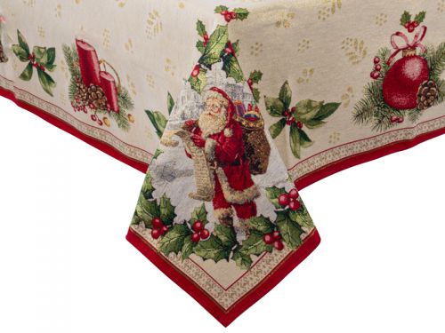 Скатерть гобелен lazzara lurex 100х100см