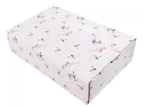 Фруктовница "Гуси" 33x23x9см