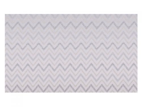 Набор салфеток под тарелку 4 шт с серебряным люрексом "Зигзаг" 30х45см