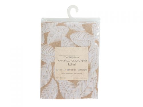 Скатерть водоотталкивающая "Pineto beig " 140х180см