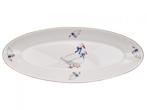 Селедочница "Гуси" 30см