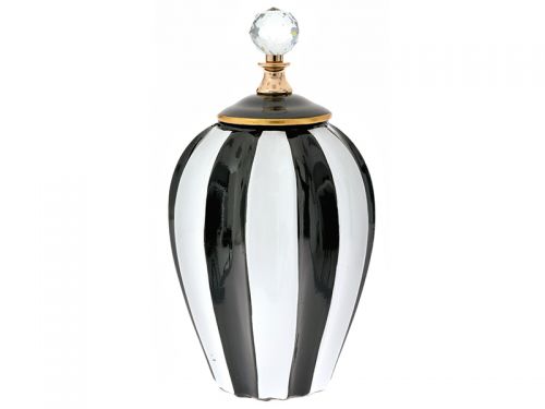 Ваза с крышкой диам17,5x34см