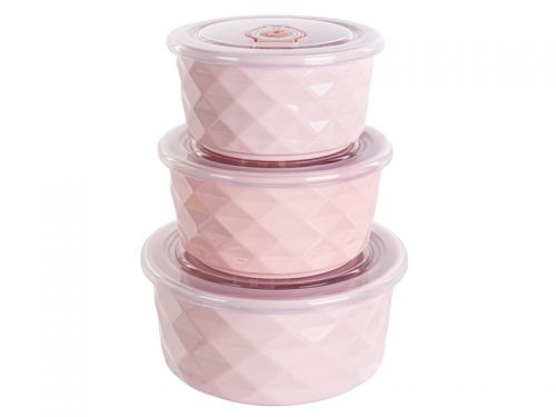 Набор салатников с крышками 3шт