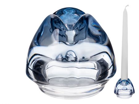 Подсвечник 7,5 см стеклянный