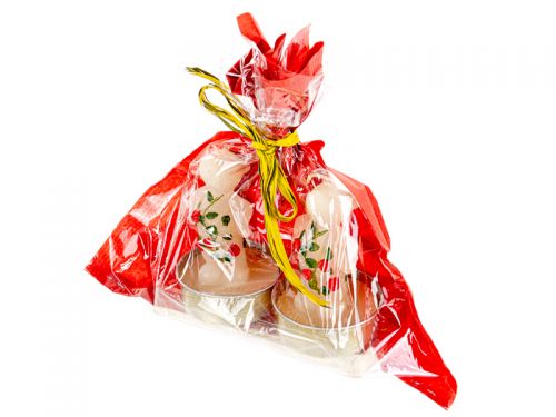 Набор из двух свечей-медвежат 7,5х7,2х7,7 см