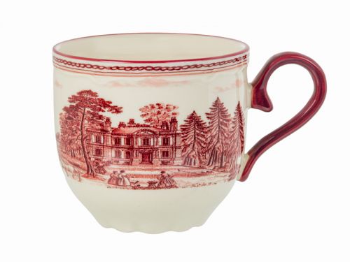 Чашка с блюдцем "Red Castle" 210 мл