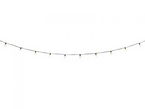 Светодиодная гирлянда с 25 фонариками led, холодный белый свет