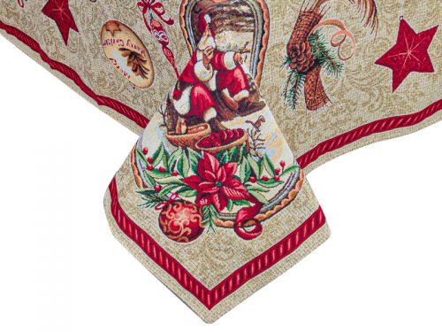 Скатерть гобеленовая "Santa claus" 140x320 см
