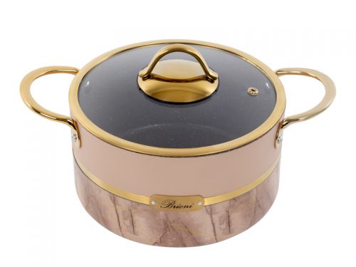 Набор из 4 предметов Brioni "Selection Plus Biege"(кастрюля 18 см, 2,1 л/кастрюля  20 см, 2,7 л./ ск