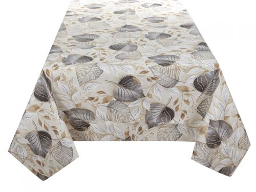 Скатерть водоотталкивающая "Paladium" серый 140х240см