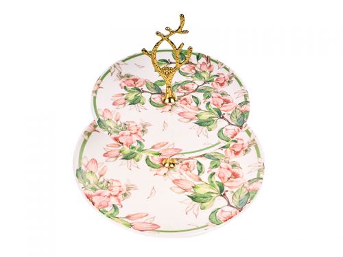 Блюдо двухярусное 19см и 26см