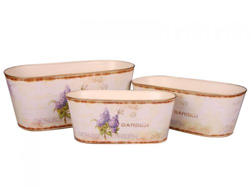 Набор кашпо 3шт 11х13х15см