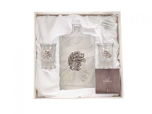 Набор для водки штоф+ 2 рюмок собака