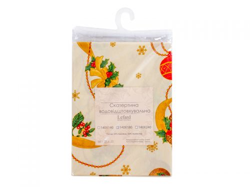 Скатерть водоотталкивающая "Lazos beig" 140х180см