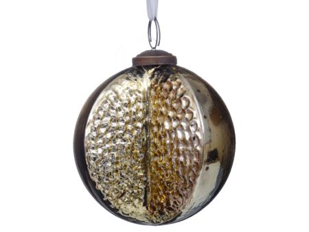 Елочная игрушка 10см золото