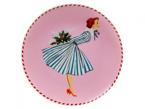 Набор тарелок "Miss Christmas" 2шт 20,5см