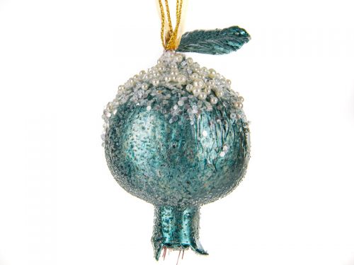 Елочное украшение "Гранат" 10х8см