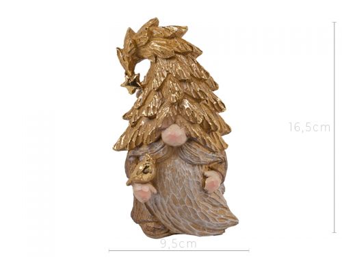 Фигурка декоративная "Лесовичок" 9,5х8,5х16,5 см