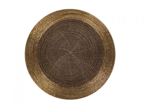 Плейсмат бисер 35см коричневый