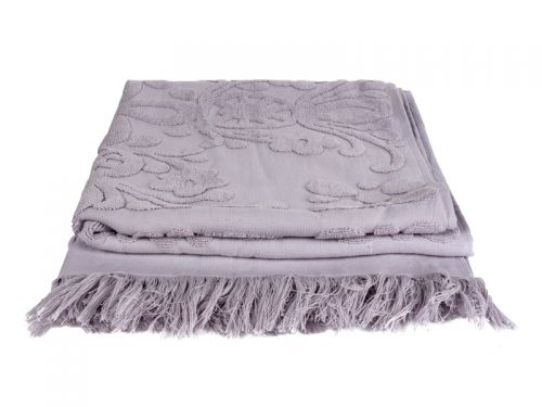 Полотенце arya 70x140см серый isabel soft