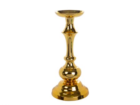 Подсвечник алюминий 28 см