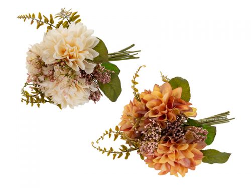 Букет хризантем и папоротника 26 см