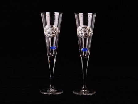 Набор бокалов для шампанского из 2 шт.