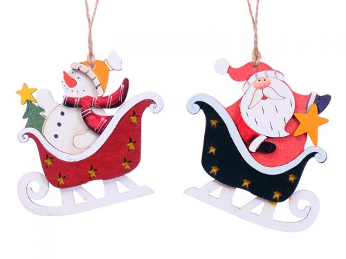 Украшение декоративное 9х10см в ассортименте (мдф) упаковка 48шт