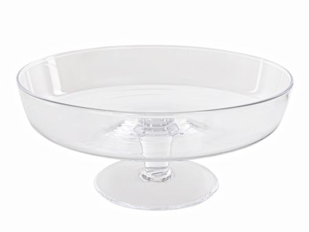 Ваза на ножке h10,5хd24,5 см.