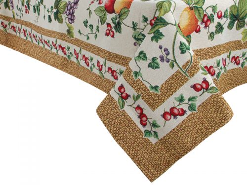 Скатерть гобелен "Гранаты" 140x180см