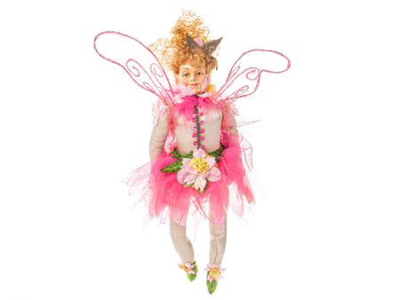 Кукла-фея весенняя 33см, розов