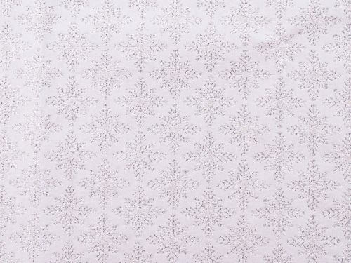 Раннер с серебряным люрексом "Снежинка" 40х100см