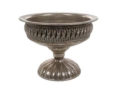 Чаша на ножке 30х22,5 см (металл)