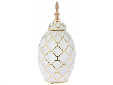 Ваза с крышкой диам 16,5x34,5см