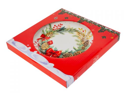 Тарелка "Рождественский Венок" 24,5 см