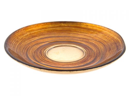 Тарелка круглая "Мареа" 16 см, золото