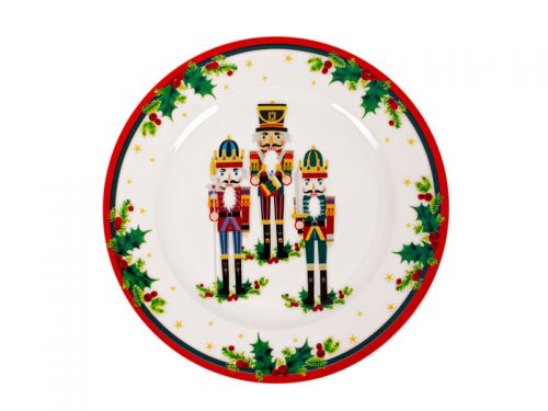 Рождественский набор посуды 16 пр( 4 тарелки 26 см, 4 тарелки 19 см, 4 салатника 13 см, 4 чашки 300