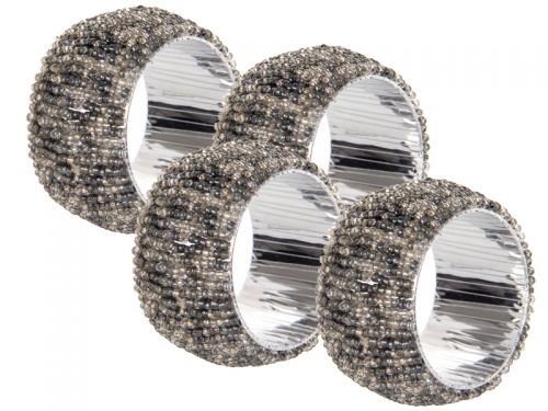 Набор колец для салфеток из 4-х шт 5см диам