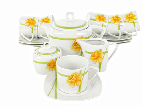 Сервіз чайний 6 персон 15 предметів чехія тм bernadotte