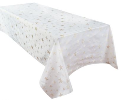 Скатерть с золотым люрексом 