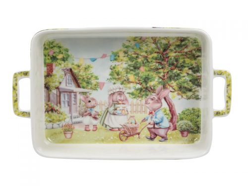 Блюдо для запекания "Кроличьи истории" 32,5х19х6 см