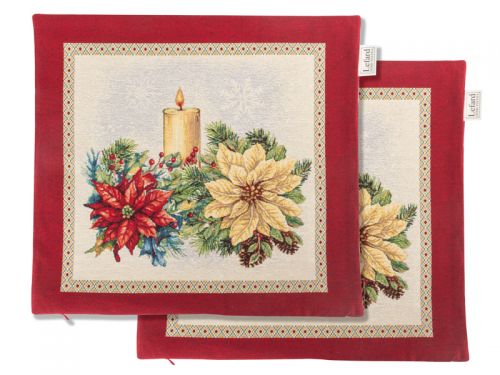 Наволочка гобелен с люрексом 