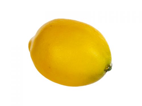 Декоративный лимон 9х7х7 см (пластик)